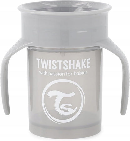 TWISTSHAKE hrnek nekapající 360 stupňů 230 ml 6 m+