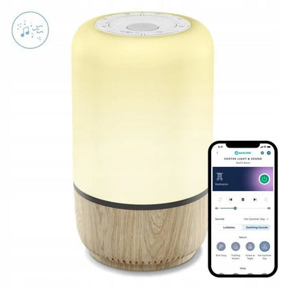 MAXI-COSI Soothe noční LED lampička s reproduktorem aplikace Connected Home