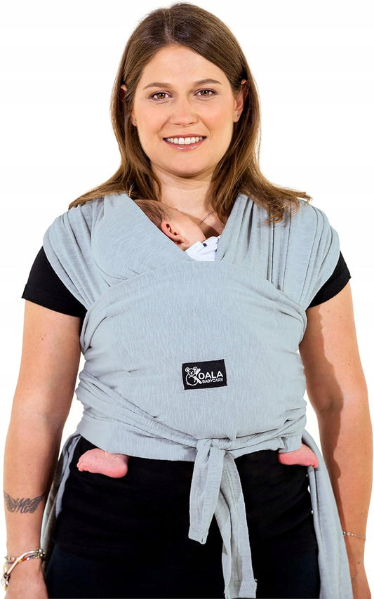KOALA BABYCAREbaby sling / baby carriercolour blueage 0m +max. weight 10 kgmaterial 95% cotton, 5% spandexNew