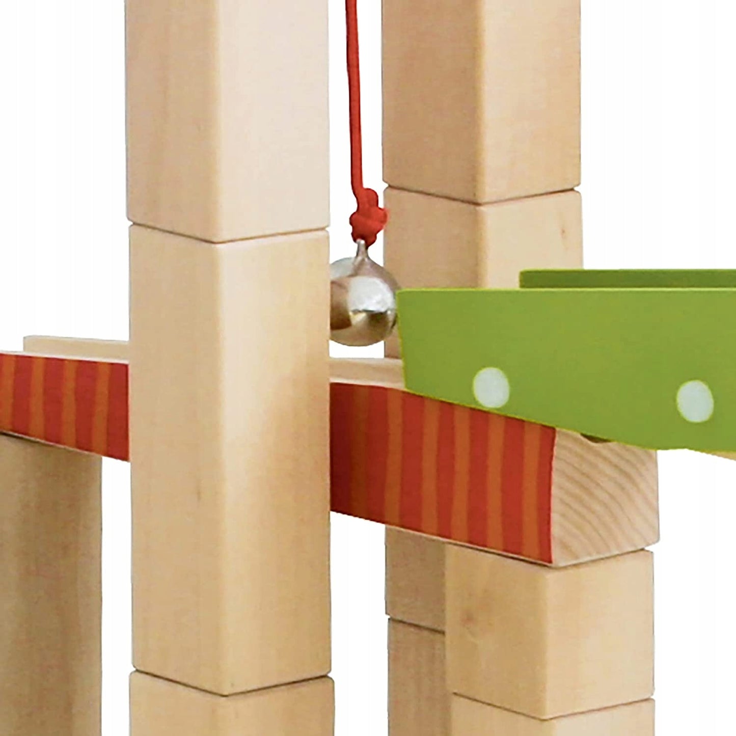 ROBA wooden marble run building blocks, 100 pcs.