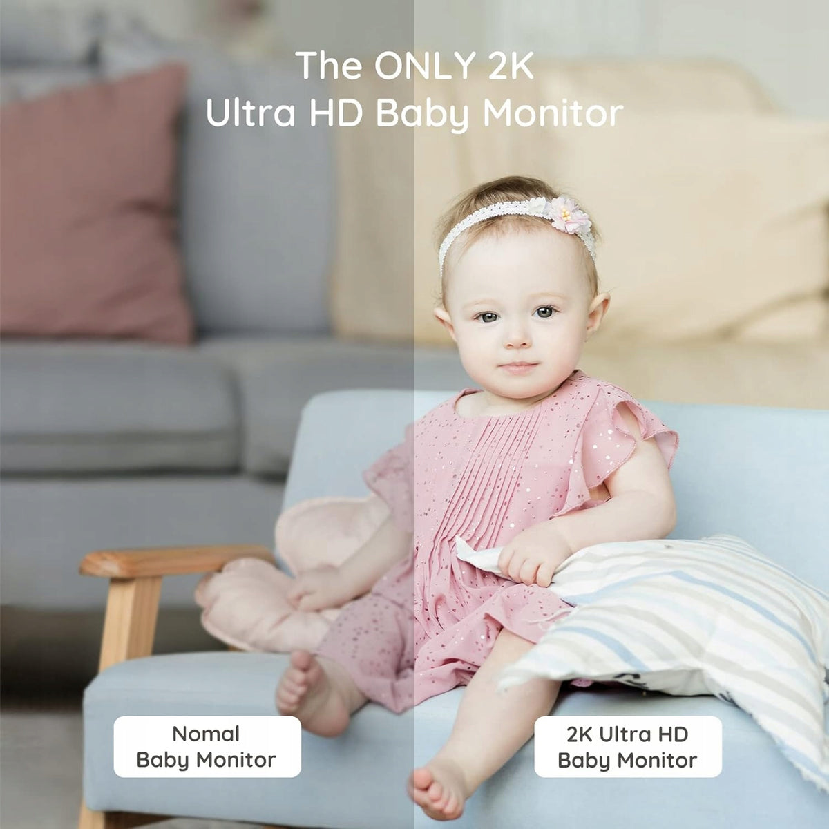 SIMSHINE Baby Pro kamera dětská chůvička 2K FHD + stožár