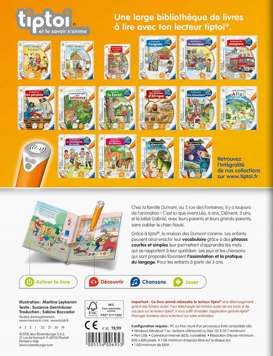 RAVENSBURGER TIPTOI Buch für interaktiven Stift FRANZÖSISCHE VERSION