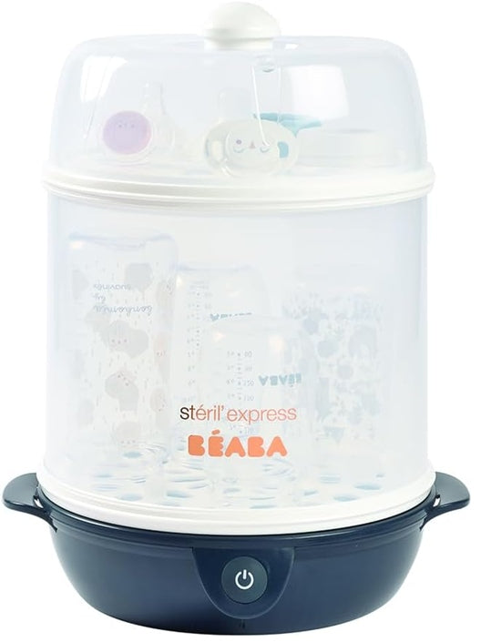 BEABA Steril'Express 2 az 1-ben GŐZSTERILIZÁTOR + fogó és mérőpohár