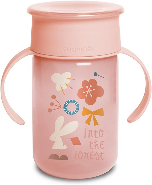 SUAVINEX Trainer Cup 360°-os szivárgásmentes pohár, 340 ml