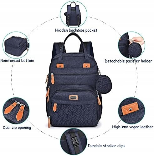 WELAVILA accessory backpack with changing pad
