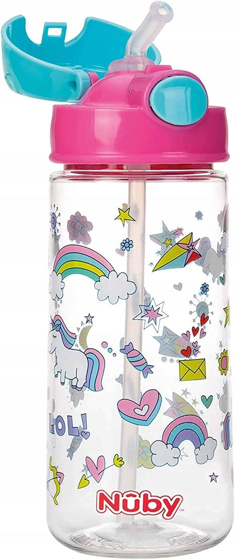 NUBY Straw Cup Tritan straw bottle, 4 months+, 540 ml