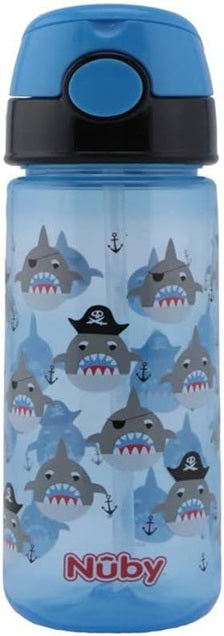 NUBY Straw Cup bottle with shark motif