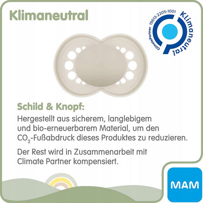 MAM ORIGINAL PURE uklidňující dudlík x2 16m+ box