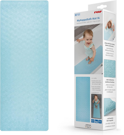 REER MyHappyBath XXL non-slip mat for the bathtub and shower, 36 x 97 cm