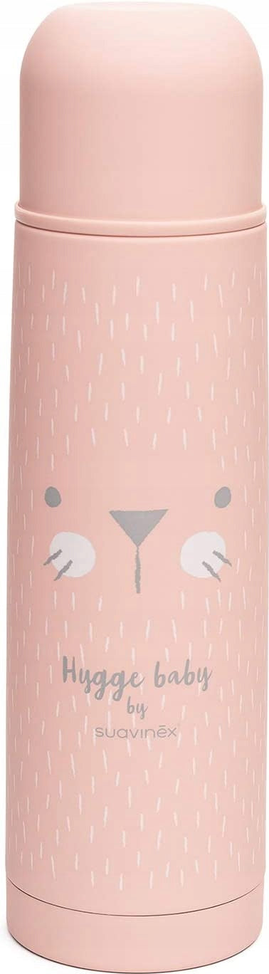 SUAVINEX Hyggethermos for hot and cold drinksage 0+colour pinkcapacity 500 mlmaterial stainless steelfree of