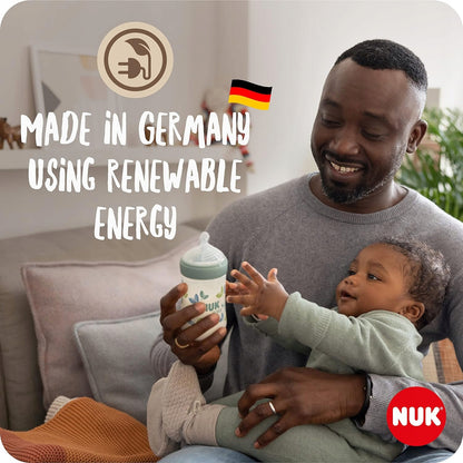 NUK for Nature sada 2 x láhev + dudlík kontrola teploty