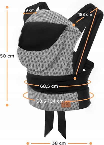 KINDERKRAFT ADOREE soft MEI TAI baby carrier
