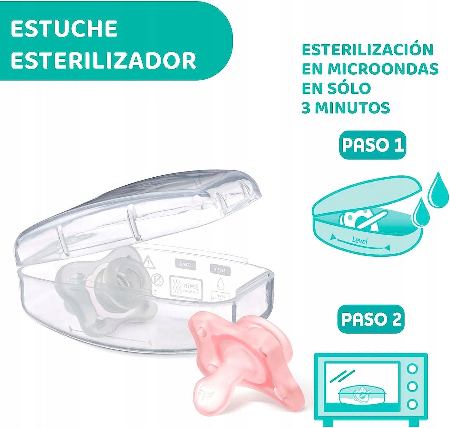 CHICCO PhysioForma suzetă x2 2-6 luni MINI SOFT
