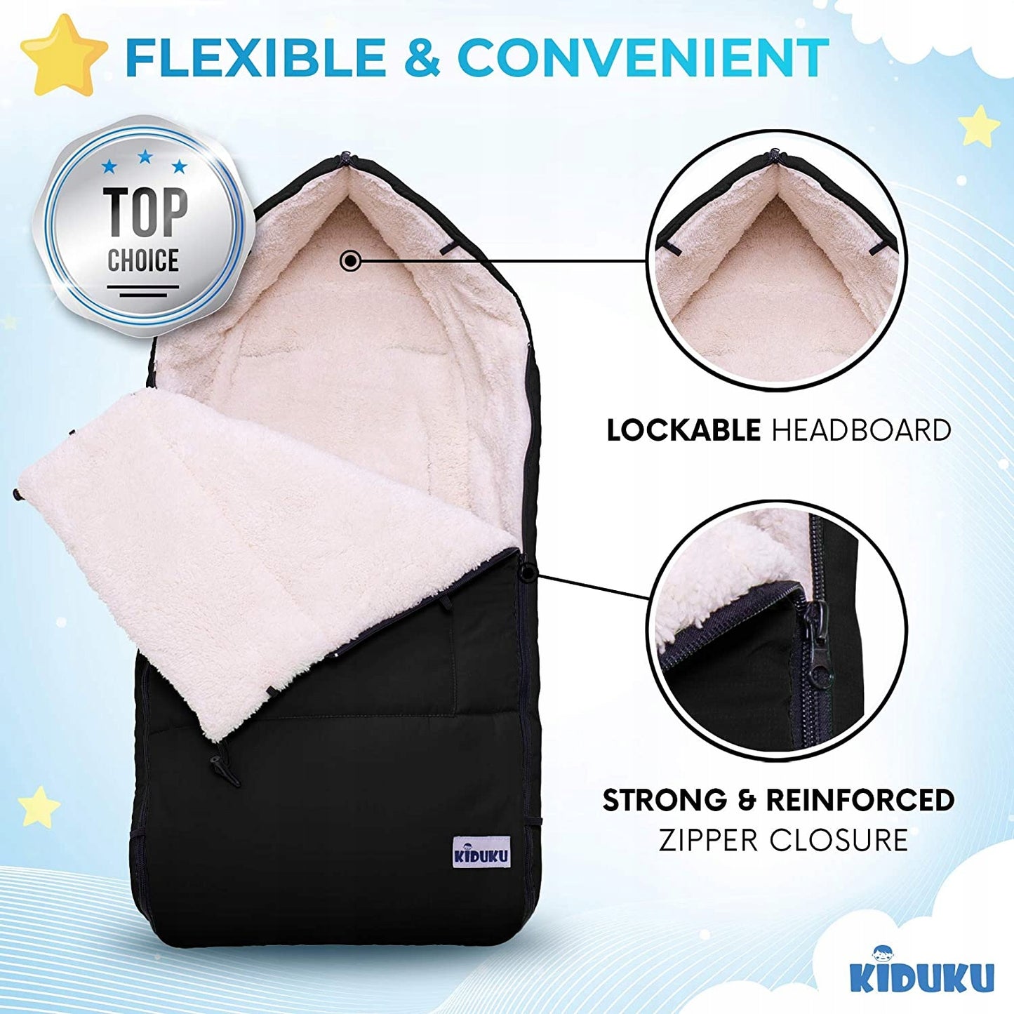 AMO NENES universal footmuff, sleeping bag