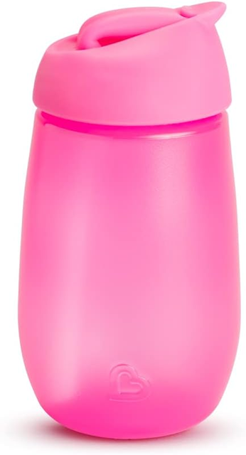 MUNCHKIN Simple Clean hrnek s brčkem, netekoucí, 12 m+ 296 ml