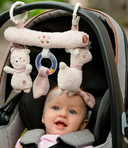 FEHN PERU stroller activity bar with rattle and squeaker – product image 3