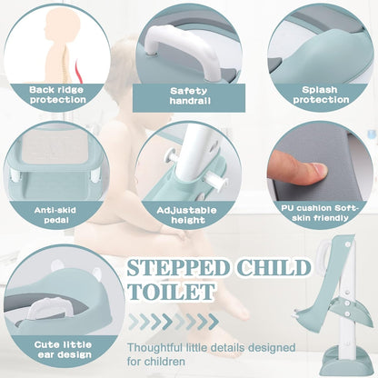 MUOIVG toilet seat cover with steps