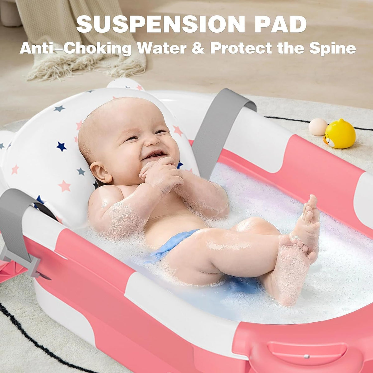 SUPERBE compact bathtub with insert for newborns