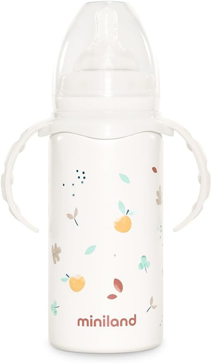 MINILAND Thermobaby Thermosflasche aus Edelstahl 240 ml 0 +