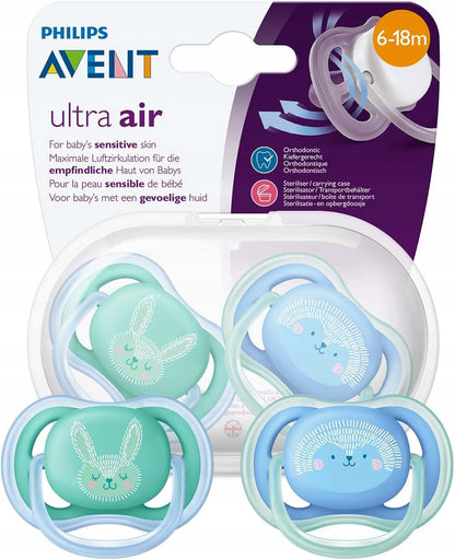 PHILIPS AVENT Ultra Air dudlíky x 2 6-18 měsíců