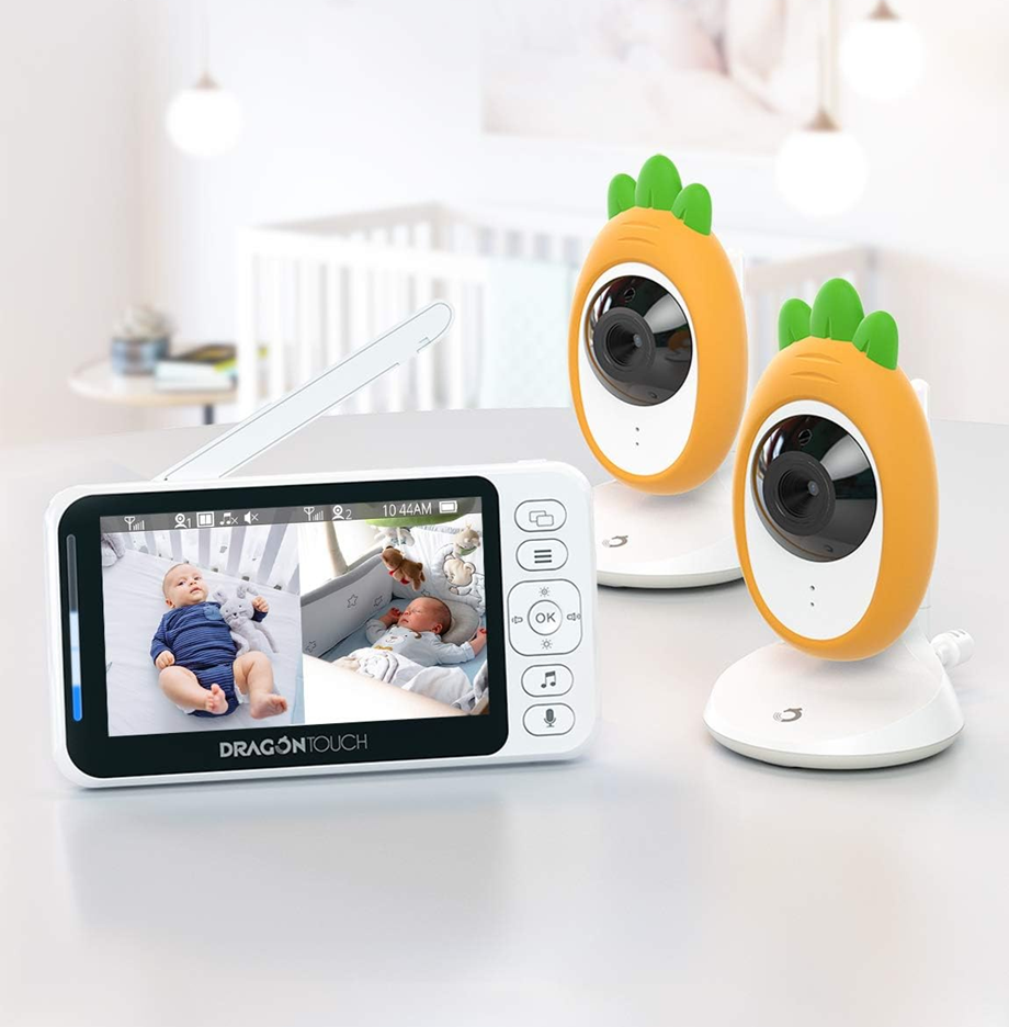 DRAGON TOUCH E40 elektronikus bébiőr, 4,3" LCD HD FHSS