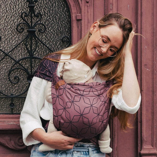 HOPPEDIZ portabebés ergonómico tipo fular con hebilla Buckle