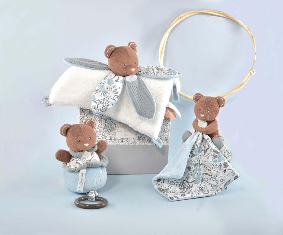 DOUDOU et COMPAGNIE Plyšová hračka Komforter 28 cm Medvěd