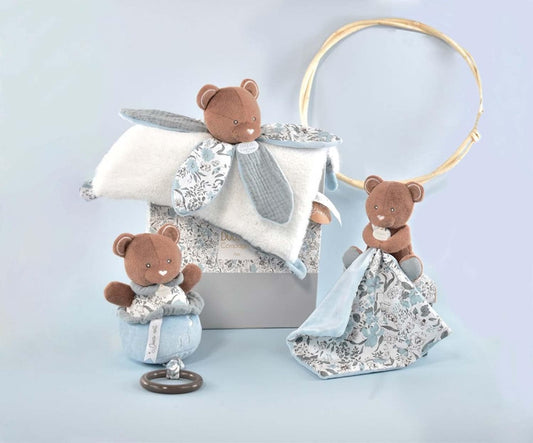DOUDOU et COMPAGNIE Plyšová hračka Komforter 28 cm Medvěd