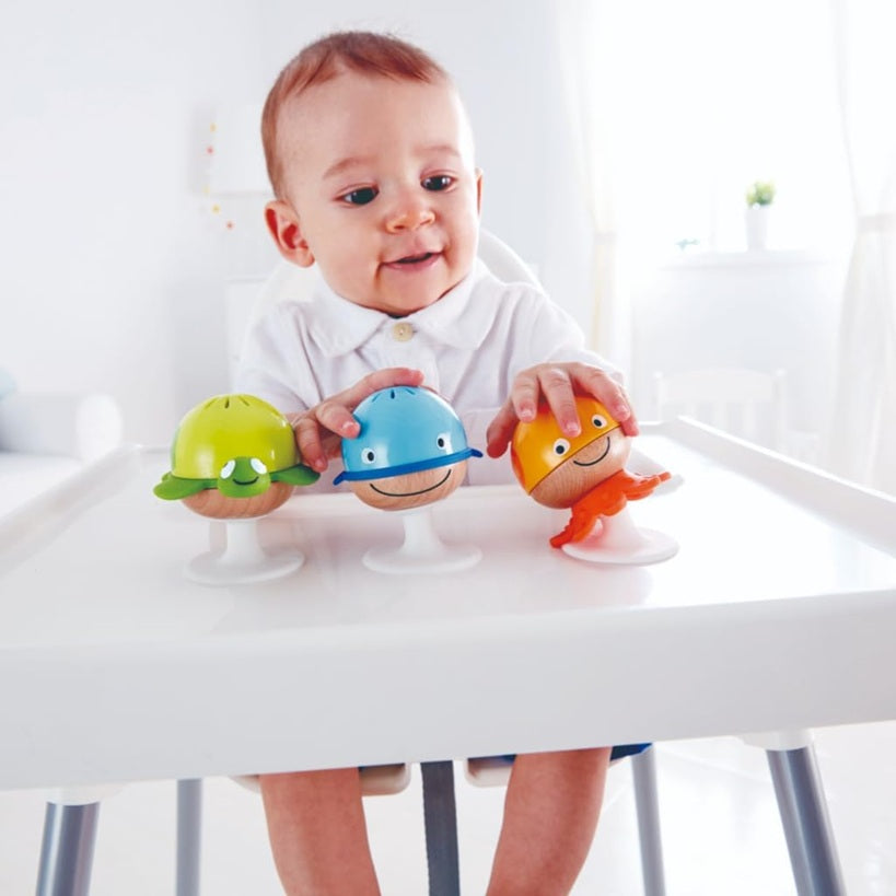 HAPE Stay-put сензорни морски създания с вендузи 3 броя