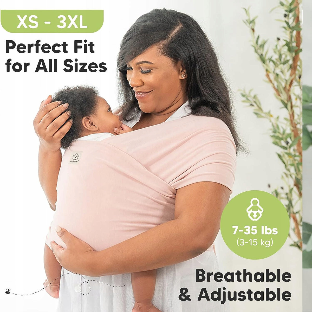 KEABABIES baby wrap carrier