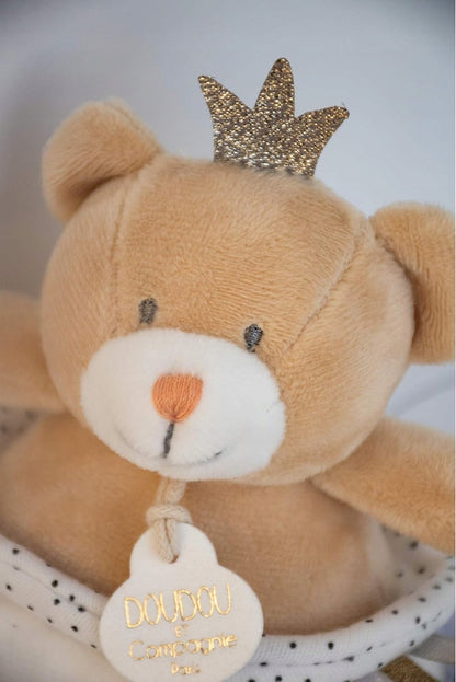 DOUDOU et COMPAGNIE plyšová hračka Kráľ Medveď 20 cm