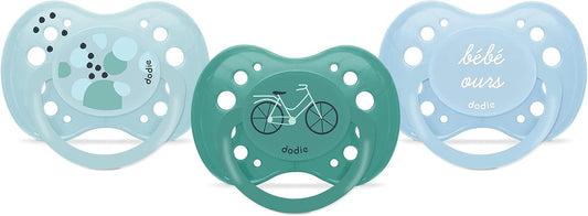 DODIE anatomical pacifier 18m+ Bébé Ours x3