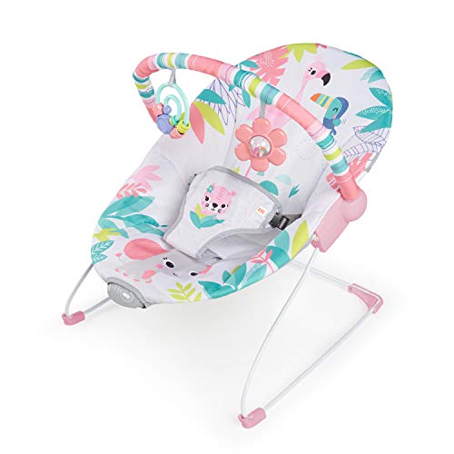 BRIGHT STARTS Flamingo Vibes lehátko s vibracemi