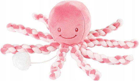 NATTOU octopuscuddly toy with music boxage 0 +colour pinkheight 20 cmmaterial polyesterfree from harmful