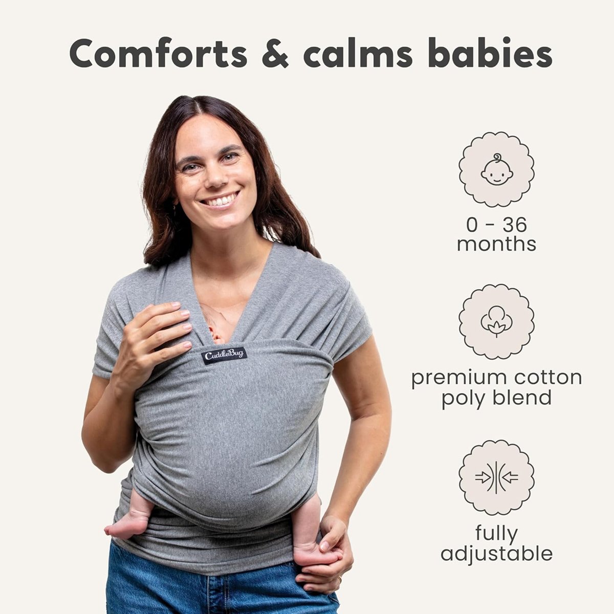 CUDDLEBUG baby wrap carrier