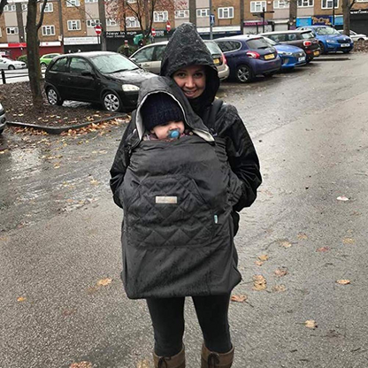 BEBAMOUR waterproof cover for baby carriers, strollers, car seats