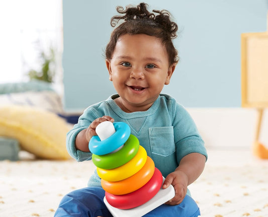 FISHER-PRICE Rock-a-Stack pyramida 5 kroužků 21 cm