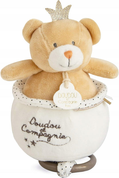 DOUDOU et COMPAGNIE plyšová hračka Kráľ Medveď 20 cm