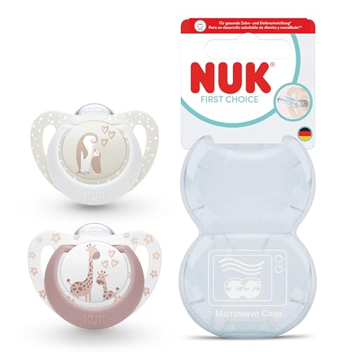 NUK First Choice silicone pacifier x2 0–6m