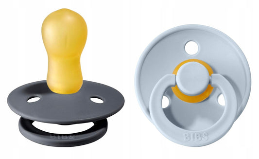 BIBS COLOUR dudlíky uklidňující 2pack kaučuk 18-36 měsíců