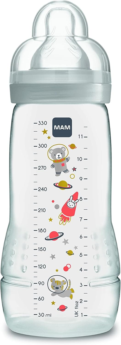 MAM Easy Active butelka 330 ml 4 m+ smoczek 2 średni przepływ