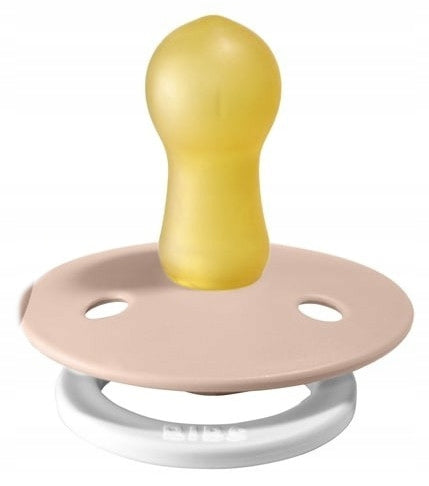 BIBS COLOUR GLOW pacifiers 2-pack, natural rubber, 0–6 months
