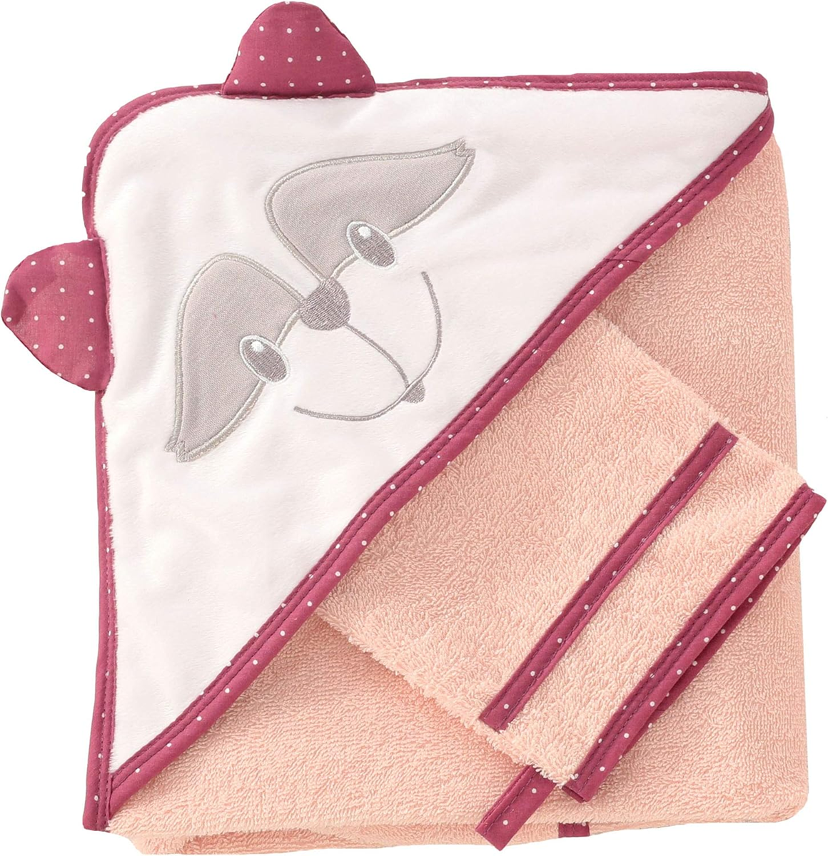 TROIS KILOS SEPT bath towel with hood
