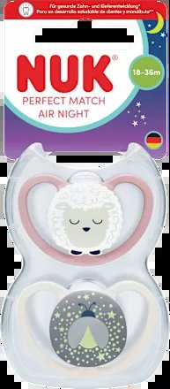 NUK Perfect Match Air Night succhietti 18-36 mesi