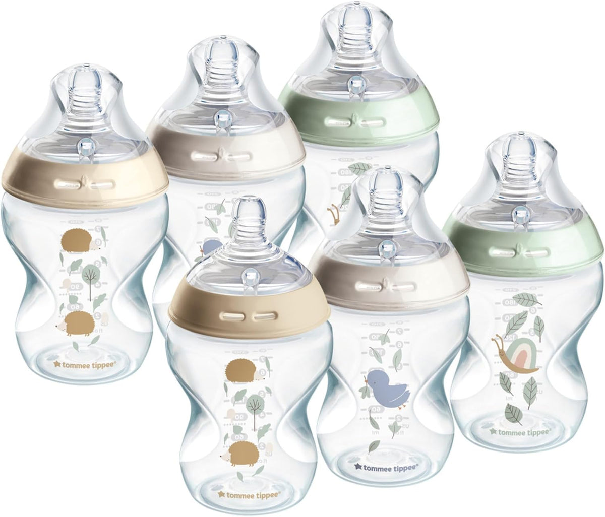 TOMMEE TIPPEE anti-colic bottle set x6