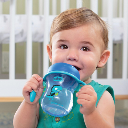 CHICCO Transition Cup hrnek s náustkem a držadly 200 ml 4 m+