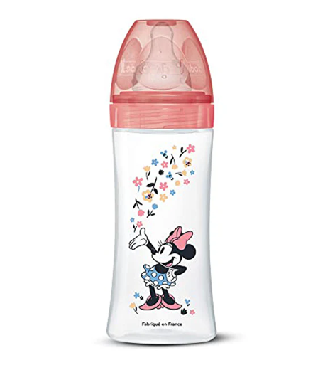 DODIE láhev 330 ml dudlík 3 rychlý průtok 6 m+ DISNEY MINNIE