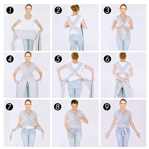 VOARGE baby wrap carrier
