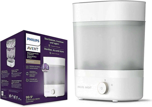 PHILIPS AVENT elektryczny sterylizator 293/00 U, biało-szary sterylizator i suszarka do butelek