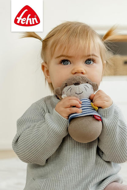 FEHN Otter roly-poly non-tipping rattle toy, 15 cm